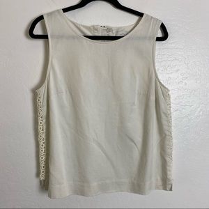 Anthropologie HD in Paris White Eyelet Blouse 14